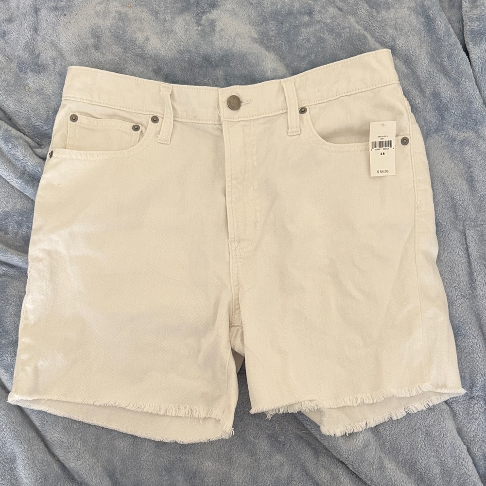 GAP Women's Crisp White Denim Shorts